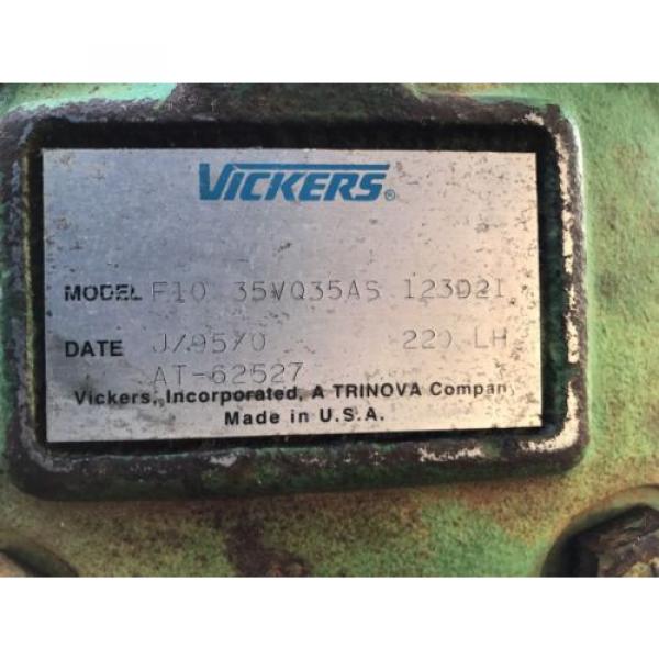 Vickers hydraulic pump #1 image