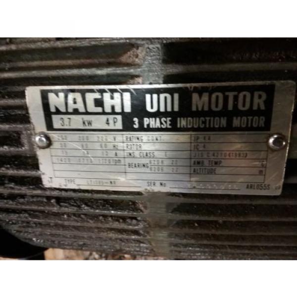 Nachi Variable Vane Pump Motor_VDC-2B-1A3-GU1588_LTIS85-NR_UVD-2A-A3-3.7-4-1188A #3 image