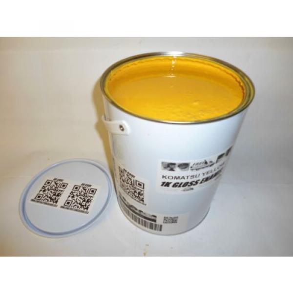 Komatsu Excavator Dozer Yellow Gloss paint 5 Litre #1 image