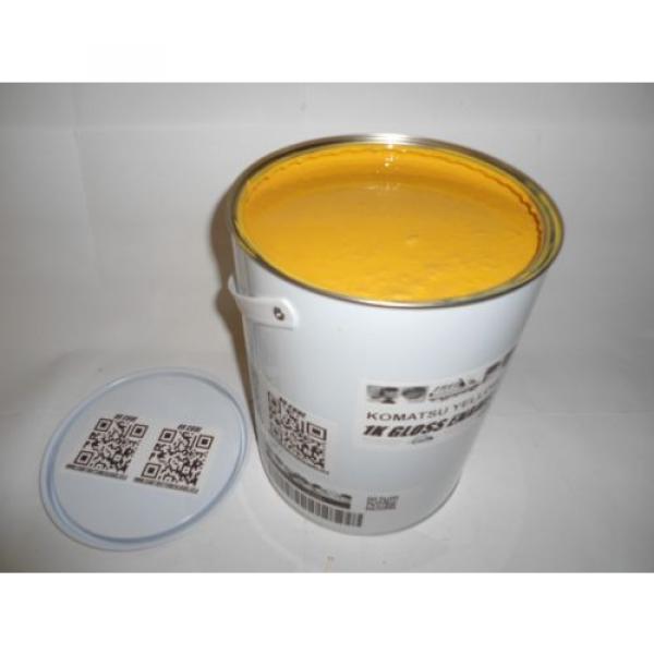 Komatsu Excavator Dozer Yellow Gloss paint 5 Litre #2 image