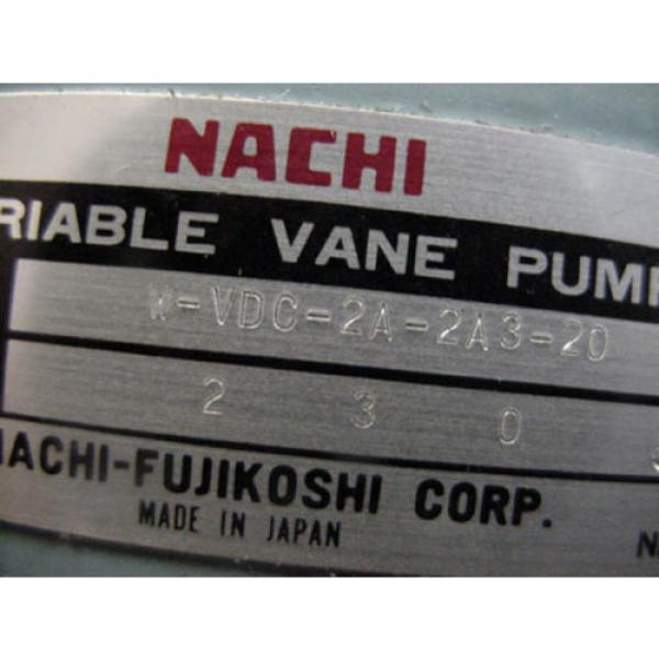 New Nachi hydraulic variable volume vane pump W-VDC-2A-2A3-20 VDC-2A-2A3-20 #2 image