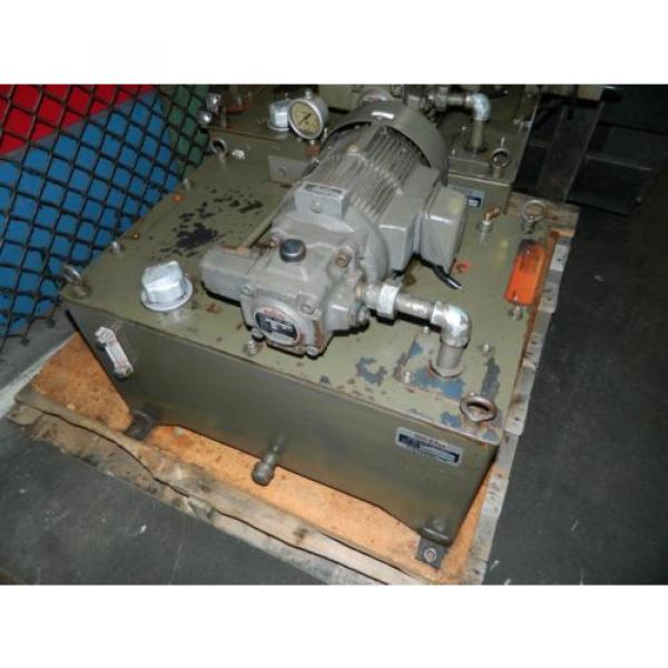 Nachi 2 HP Hydraulic Unit, Nachi Vane Pump VDR-1B-1A2-U21, Used, Warranty #1 image