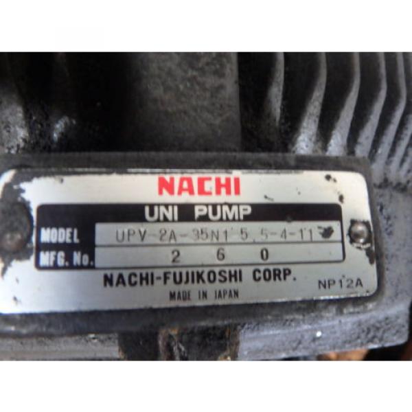 Nachi Variable Vane Pump &amp; Motor_PVS-2B-35N1-11_LTIS85-NNRY_UPV-2A-35N1-5.5-4-11 #5 image