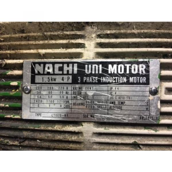 Nachi 2 HP 15kW Complete Hyd Unit, VDR-1B-1A2-21, UVD-1A-A2-15-4-1849A Used #5 image