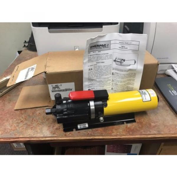 T-482-2 Hydraulic ENERPAC Pump 10000 PSI for use w ET3000 Eaton Aeroquip Crimper #1 image