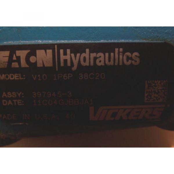 NEW EATON VICKERS HYDRAULIC SINGLE VANE DISPLACEMENT PUMP V101P6P38C20 #4 image
