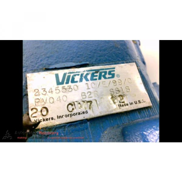 EATON VICKERS PVQ40, HYDRAULIC PUMP, Origin #1 image