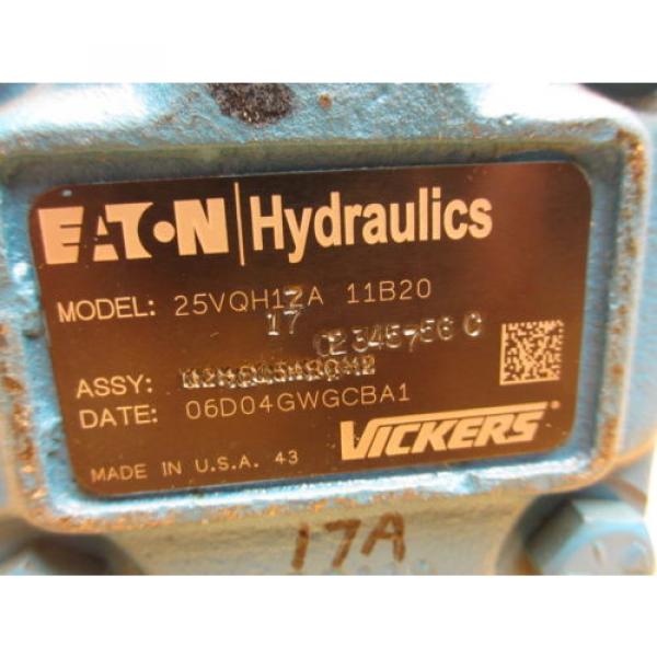 Eaton Vickers 25VQH17A 11B30 REMANUFACTURED Hydraulic Pump 02345756 C #3 image