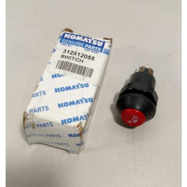 Komatsu Equipment Lock Switch / Button (OEM-New) Part # 312612055 #1 image