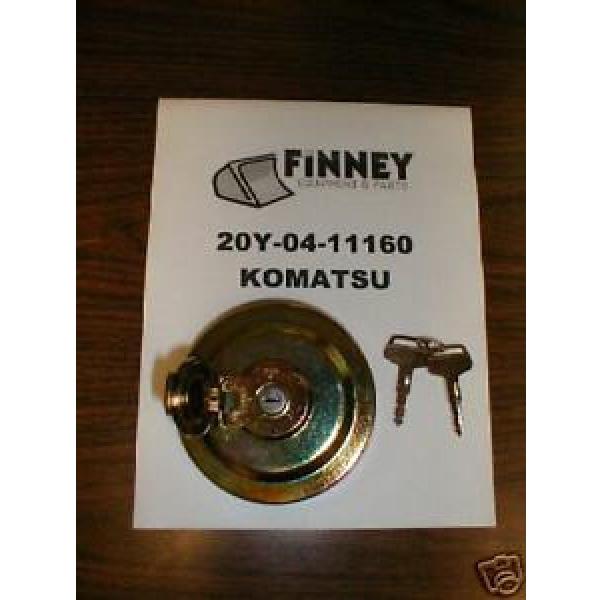 Komatsu Excavator Locking Fuel Cap 20Y-04-11160 NEW key #1 image