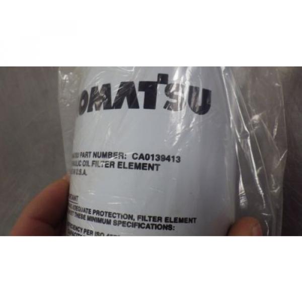 Komatsu Hydraulic oil filter part# CA0139413 #2 image