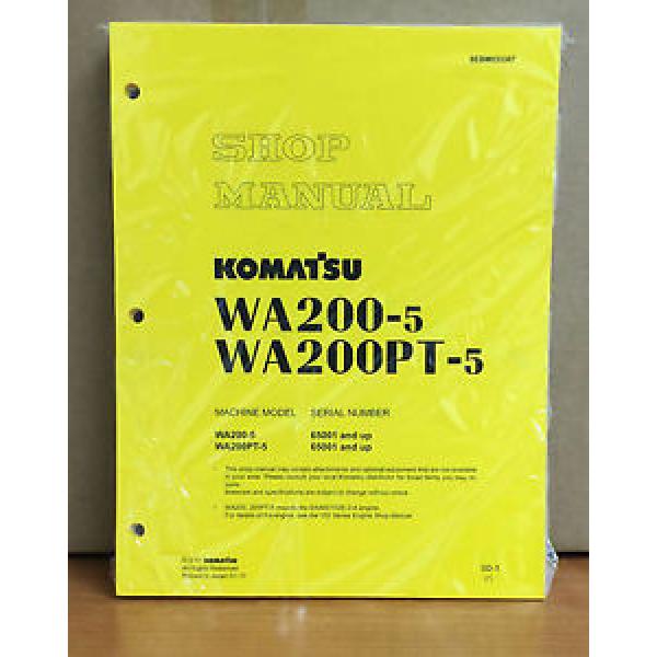 Komatsu WA200-5H, WA200PT-5H Wheel Loader Shop Service Repair Manual #1 image