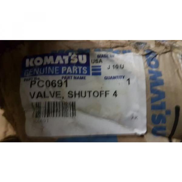 New Komatsu Shut Off Valve PC0691 Made in USA #1 image
