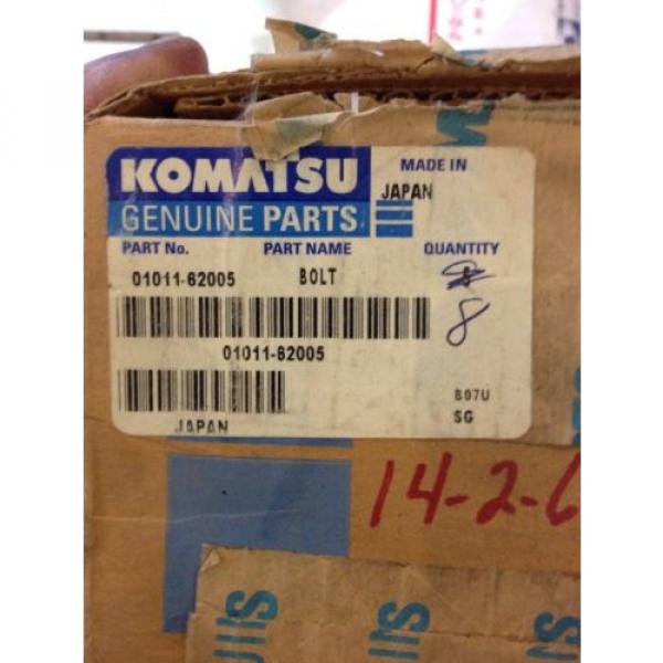 New OEM Komatsu Genuine Parts Bolts Lot Of 8 01011-62005 Warranty! Fast Ship! #2 image