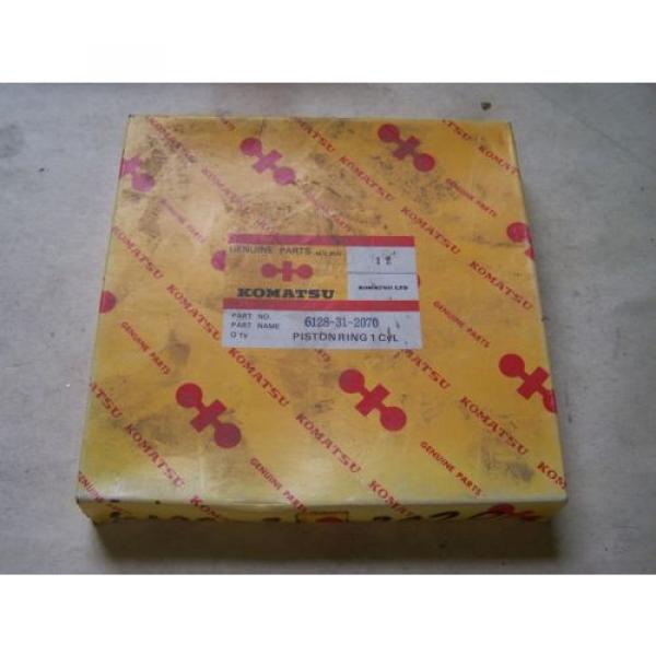 Komatsu Piston Ring Set - 1Cyl Part No. 6128 31 2070 - New In The Box #1 image