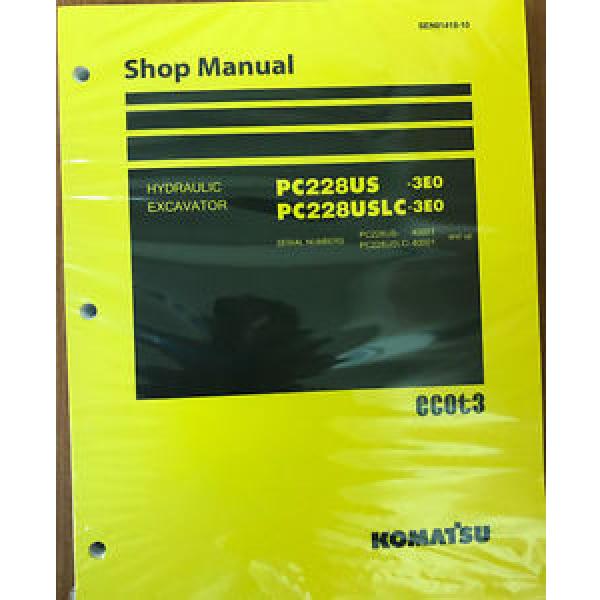 Komatsu PC228USLC-3E0, PC228US-3E0 Service Repair Printed Manual #1 image