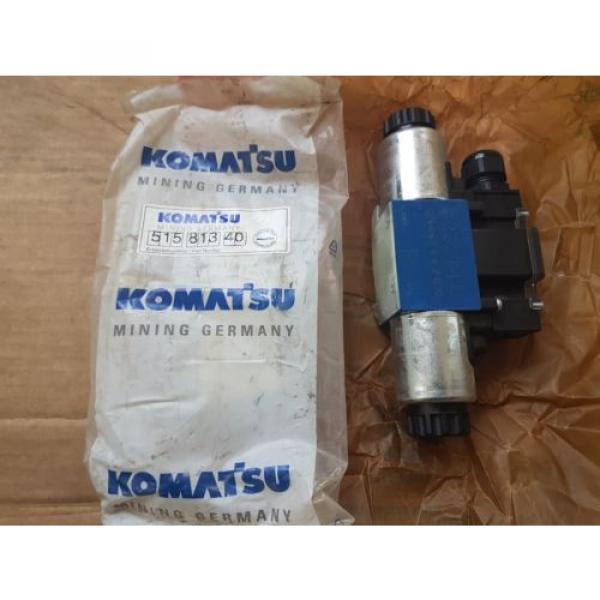 New Komatsu Germany Rexroth Hydraulic Valve 515 813 40 / 4WE6J6X/EG24DL/N18 #2 image