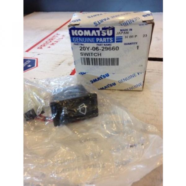 New OEM Komatsu Genuine Parts Switch #20Y-06-29660 Warranty! Fast Ship! #1 image