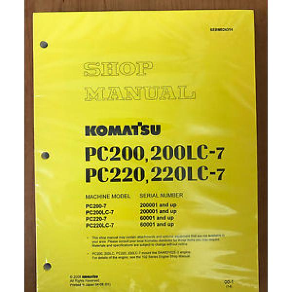 Komatsu Service PC200-7/PC200LC-7/PC220-7/LC-7 Manual #1 image