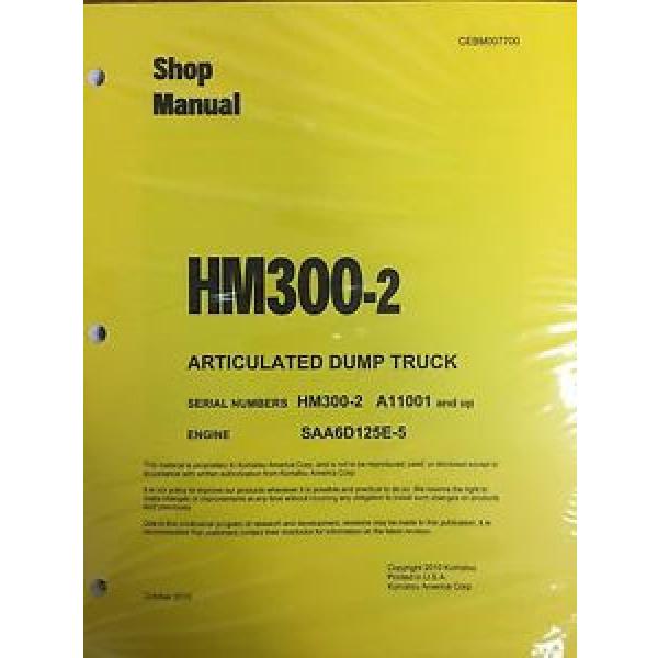 Komatsu HM300-2 Shop Service Manual Articulated Dump Truck #1 image