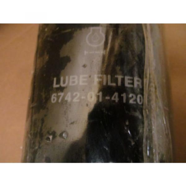 Komatsu OIL Lube FILTER ELEMENT cartridge #6742-01-4120 (AH-77) #2 image