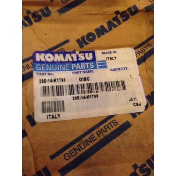 New OEM Komatsu Excavator Genuine Parts Disc Hub Brake 20E-14-K1760 Warranty! #4 image