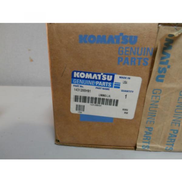NEW Genuine Komatsu 1431288H91 Left LH Brake Shoe Lining OEM *NOS* #4 image