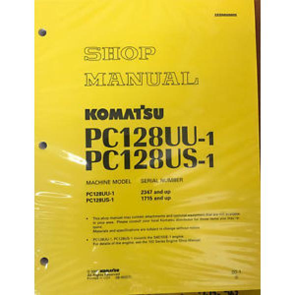 Komatsu Service PC128US-1, PC128UU-1 Shop Manual #1 image