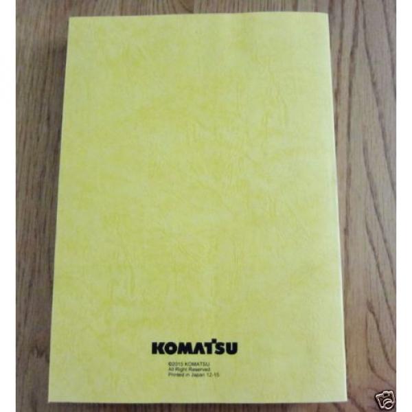 KOMATSU HYDRAULIC EXCAVATOR PC138USLC-11 PARTS BOOK SERIAL NUMB 50001 AND UP #2 image