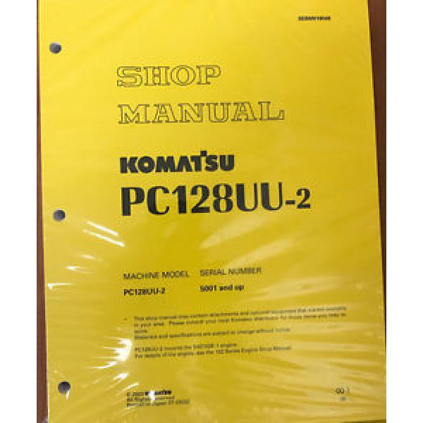 Komatsu Service PC128UU-2 Shop Manual Book NEW #1 image