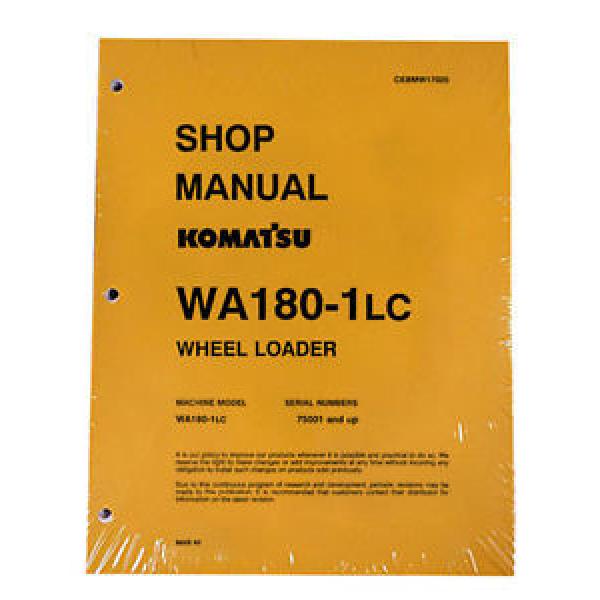 Komatsu WA180-1LC Wheel Loader Service Manual #1 image