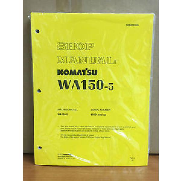 Komatsu WA150-5 Wheel Loader Shop Service Repair Manual (H50051 &amp; up) #1 image