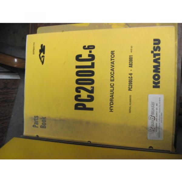 OEM KOMATSU PC200LC-6 Hydraulic Excavator PARTS Manual #5 image