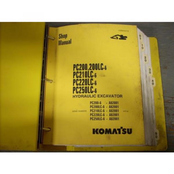 Komatsu Shop Manual PC200 PC200 PC210 PC220 PC250 Hydraulic Excavator #1 image