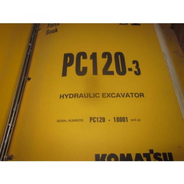 Komatsu PC120-3 Hydraulic Excavator Parts Book Manual #1 image