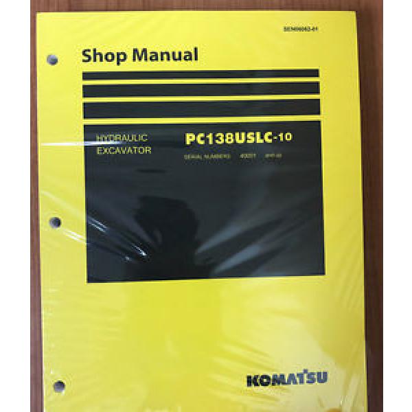 Komatsu PC138USLC-10 Service Repair Printed Manual #1 image