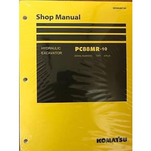 Komatsu PC88MR-10 Service Repair Printed Manual #1 image