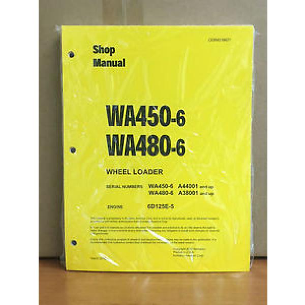 Komatsu WA450-6, WA480-6 Wheel Loader Shop Service Repair Manual #1 image