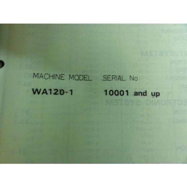 Komatsu WA120-1 Wheel Loader Shop Manual #3 image
