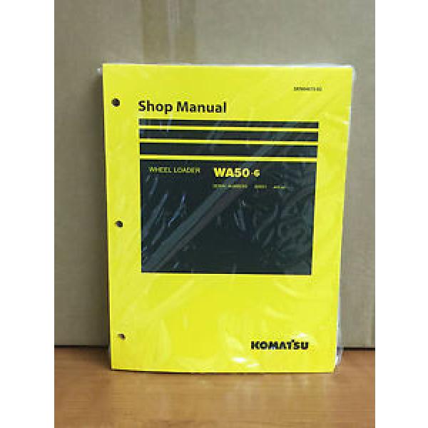 Komatsu WA50-6 Wheel Loader Shop Service Repair Manual #1 image