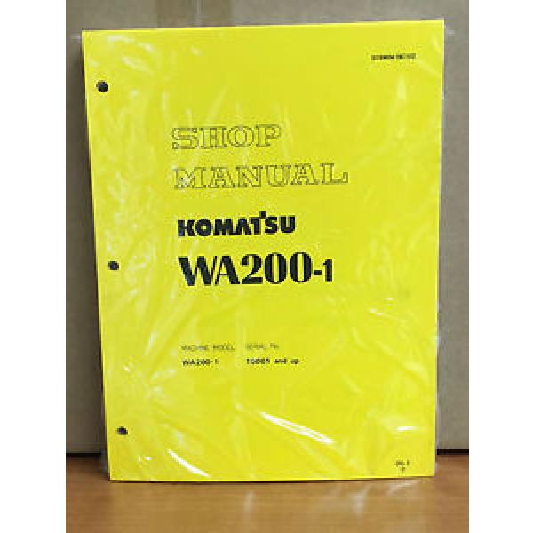 Komatsu WA200-1 Wheel Loader Shop Service Repair Manual #1 image
