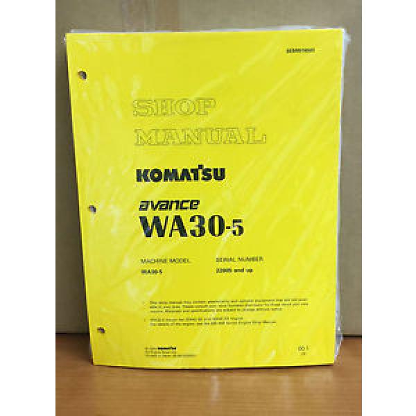 Komatsu WA30-5 Avance Wheel Loader Shop Service Repair Manual #1 image