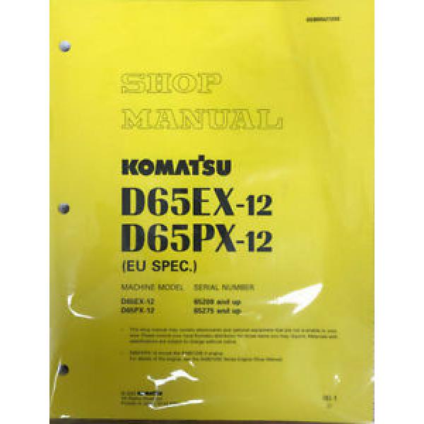 Komatsu D65EX-12, D65PX-12 Dozer Crawler Tractor Bulldozer Shop Service Manual #1 image