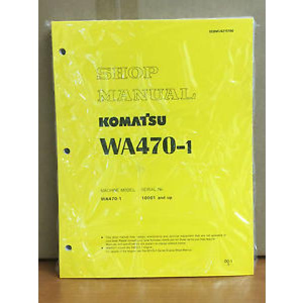 Komatsu WA470-1 Wheel Loader Shop Service Repair Manual #1 image