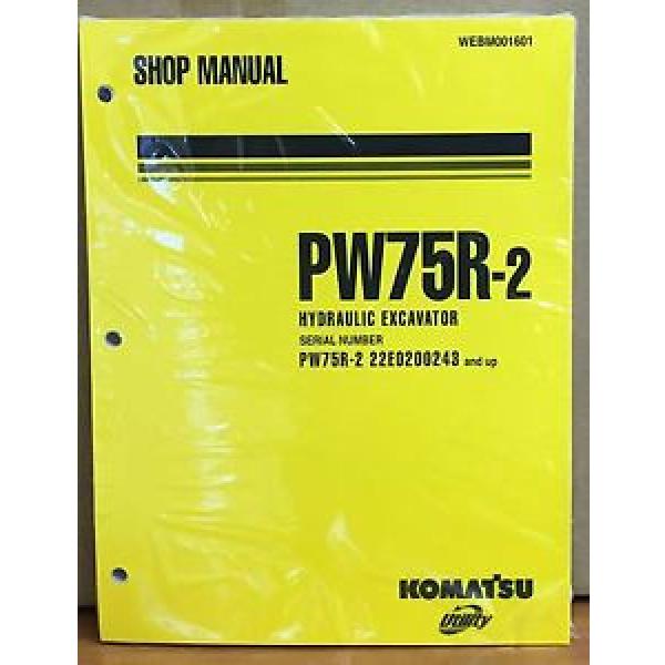 Komatsu Service PW75R-2 Excavator Shop Manual NEW REPAIR #1 image
