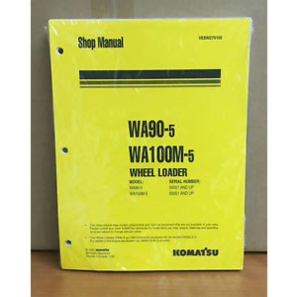 Komatsu WA90-5, WA100M-5 Wheel Loader Shop Service Repair Manual #1 image