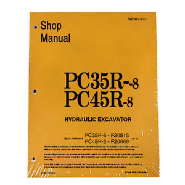 Komatsu Service PC35R-8, PC45R-8 Shop Manual #2 #1 image
