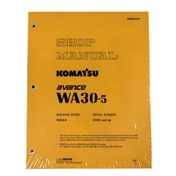 Komatsu WA30-5 Wheel Loader Service Repair Manual #1 image