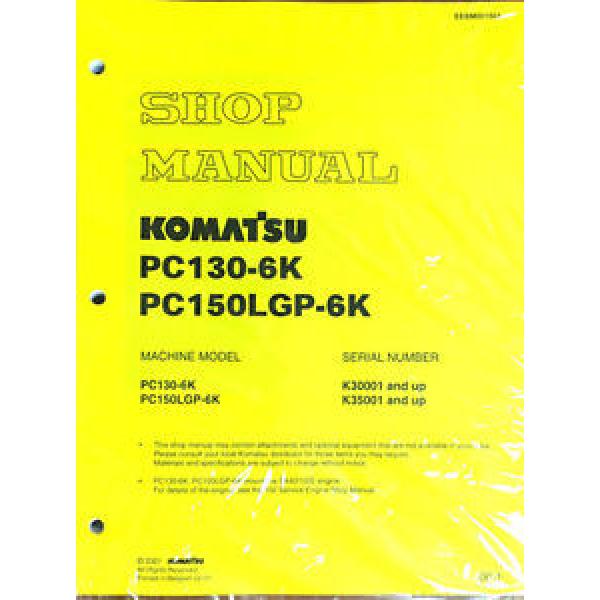 Komatsu Service PC150LGP-6K, PC130-6K Shop Manual NEW #1 image