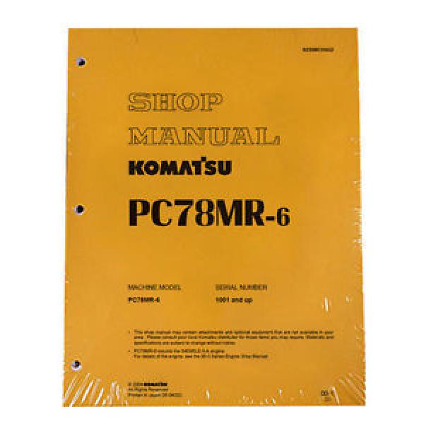 Komatsu Service PC78MR-6 Excavator Shop Repair Manual #1 image